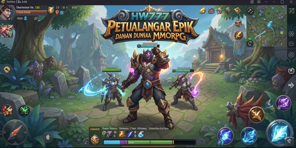 Gameplay epik HW777 dengan karakter dan pertarungan yang menarik.