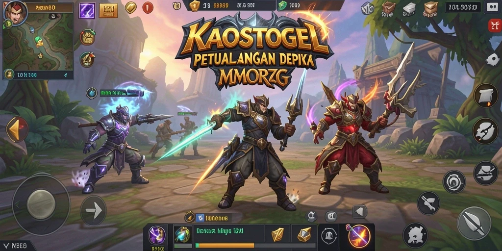 Screenshot gameplay <strong>KAOSTOGEL</strong> yang menampilkan aksi seru di dunia MMORPG.