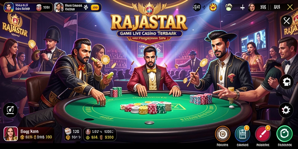 Tampilan gameplay RAJASTAR yang menarik dan interaktif.