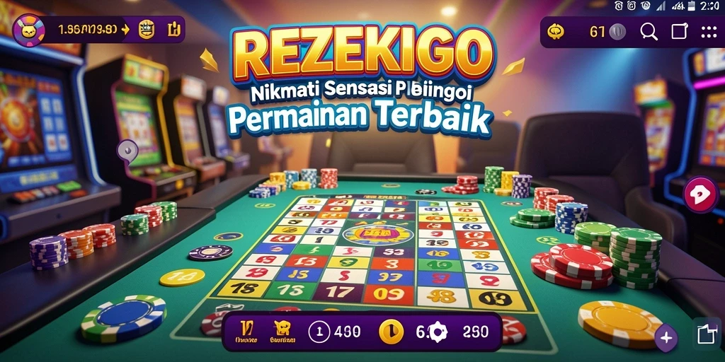 Tampilan gameplay seru di REZEKIGO yang menunjukkan aksi Bingo.