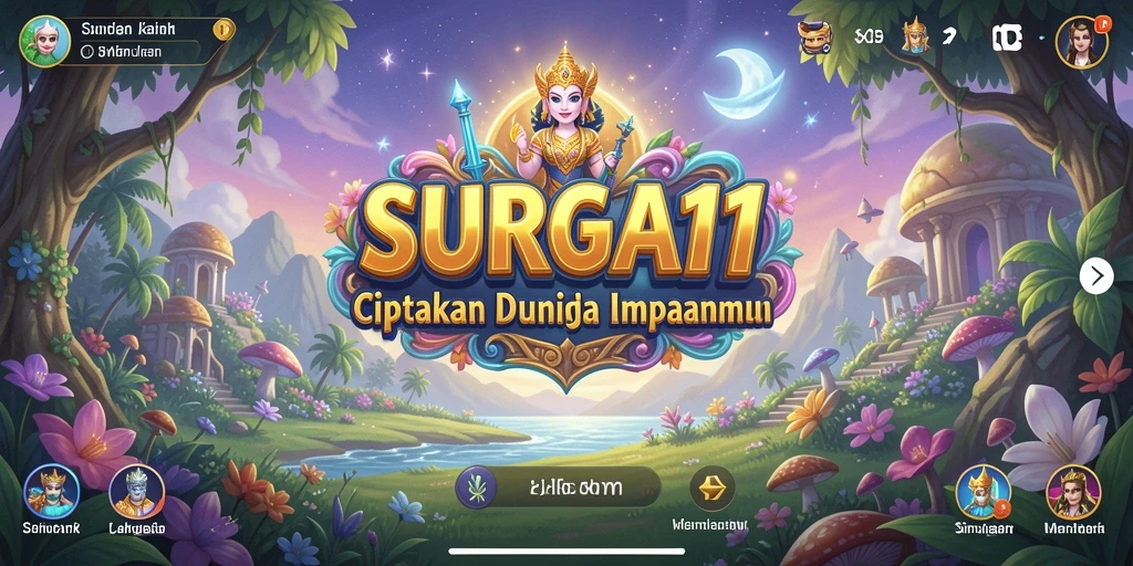 Tampilan gameplay dari <strong>SURGA11</strong> yang memukau dan penuh warna.