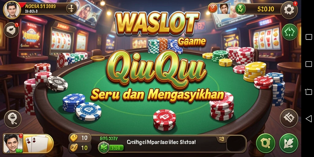 Tangkapan layar dari gameplay QiuQiu di WASLOT.
